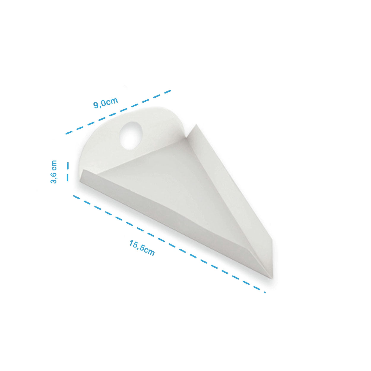 Embalagem Para Fatia de Torta Confeitaria White P - PCT 50un